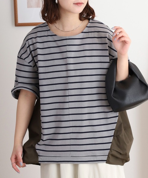 

Футболка, крой оверсайз, бренд Arinomama, цвет серый