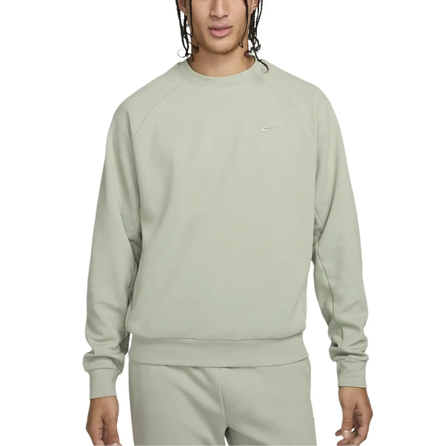 

Мужская футболка Nike Dri-FIT UV Performance Crew Primary Fleece цвета нефрита