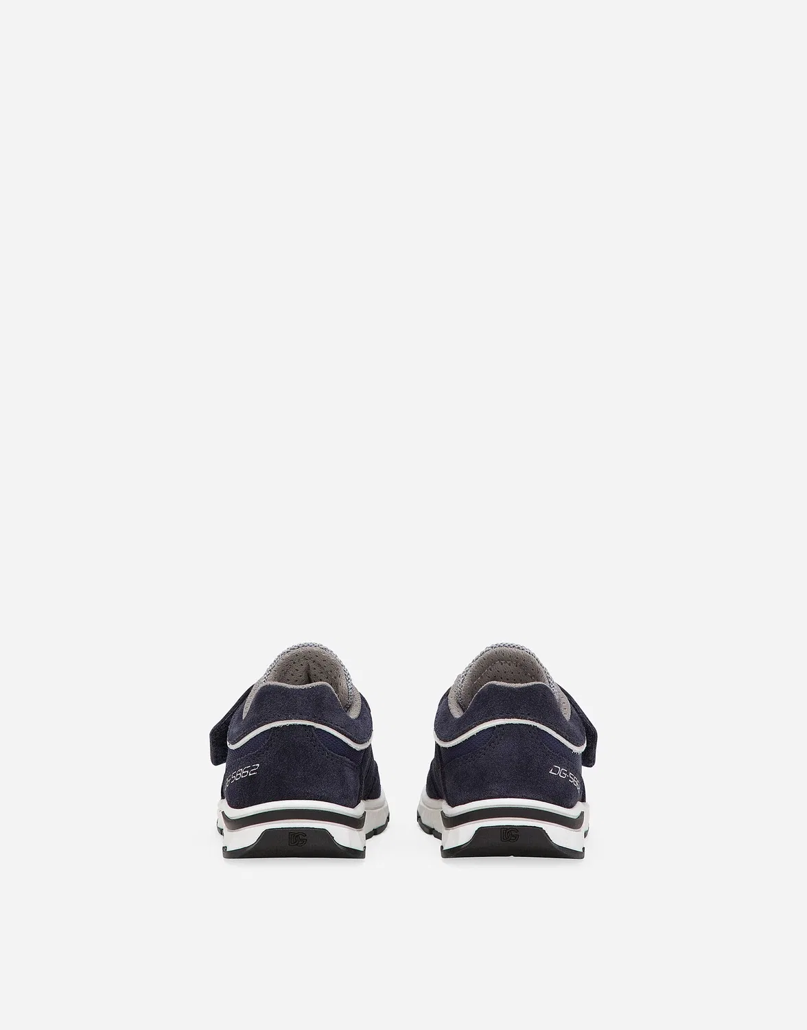 Кроссовки DG Running низкие из сетки и спилка Dolce&Gabbana, синий — фото 3