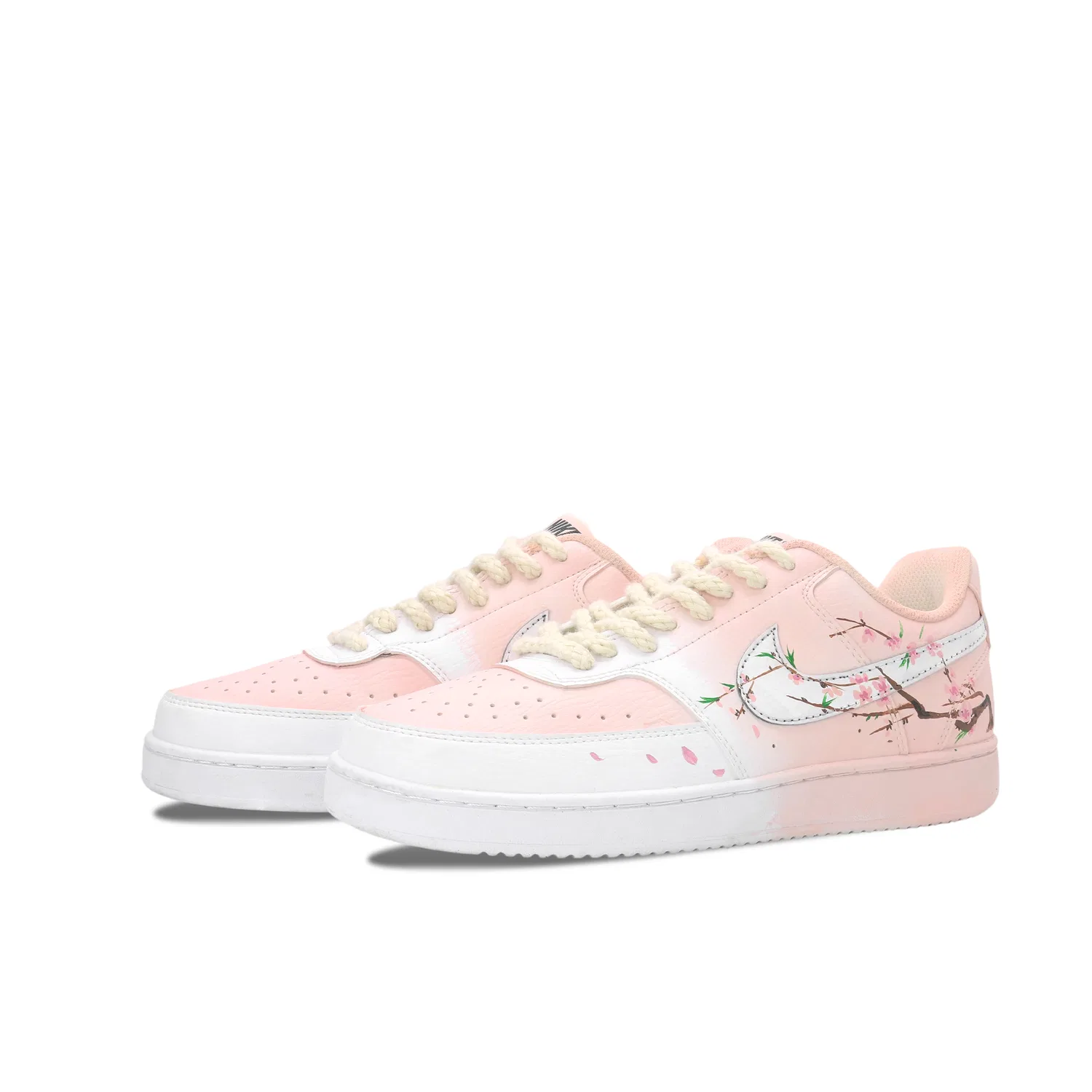 Кроссовки Nike Court Vision Low Next Nature Pink/White — фото 4