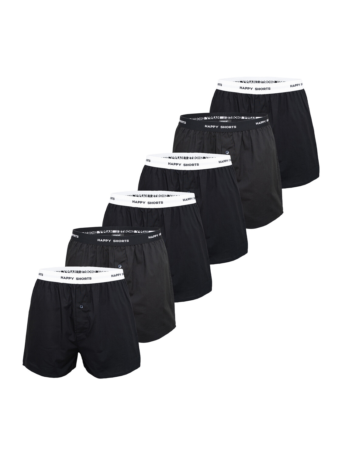 

Боксеры Happy Shorts Boxer Mix, цвет Solid Black