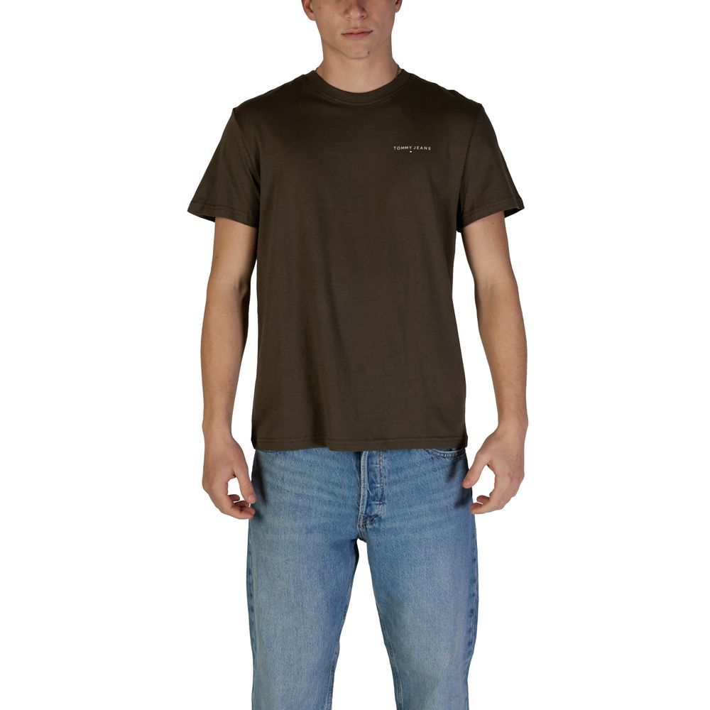 

Футболка Rigenerato из зеленого хлопка Tommy Jeans