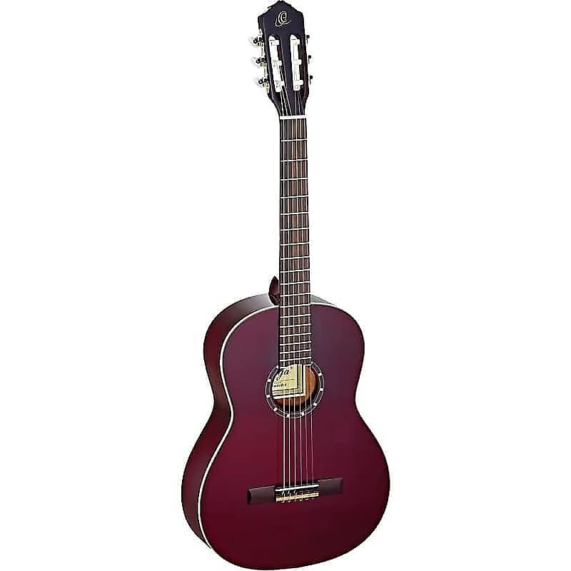 

Акустическая гитара Ortega Guitars Family Series Pro Slim Neck Nylon String Acoustic Guitar in Wine Red w/ Gig Bag & Vid