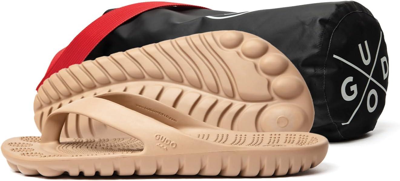 

Сандалии GUDO и водонепроницаемая сумка DryBag- сочетают комфорт и красивую эстетику, стимулируя рефлексологические точки стоп. Сандалии для женщин и мужчин, вдохновленные отпечатками ног на пляже, с массажной подошвой из EVA-пены Gudo World, Be...