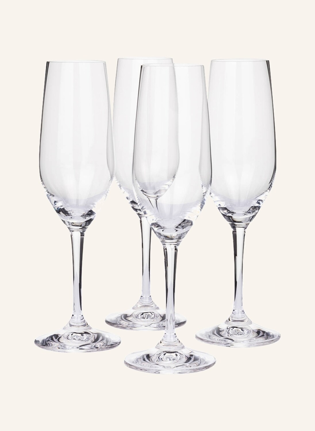 

4 шт - Бокал для шампанского Riedel VIVANT CHAMPAGNE, 290 мл, прозрачный