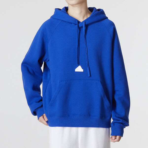 Толстовка Men's adidas New Fl Solid Color Athleisure Casual Sports Blue, синий — фото 3