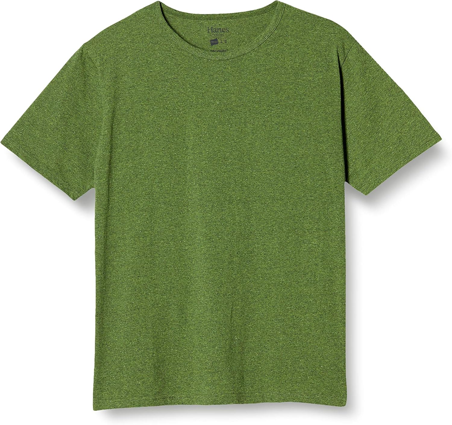 

Мужская футболка Hanes RECOVERJersey HM1-P101 с круглым вырезом, коротким рукавом, вересково-зеленый