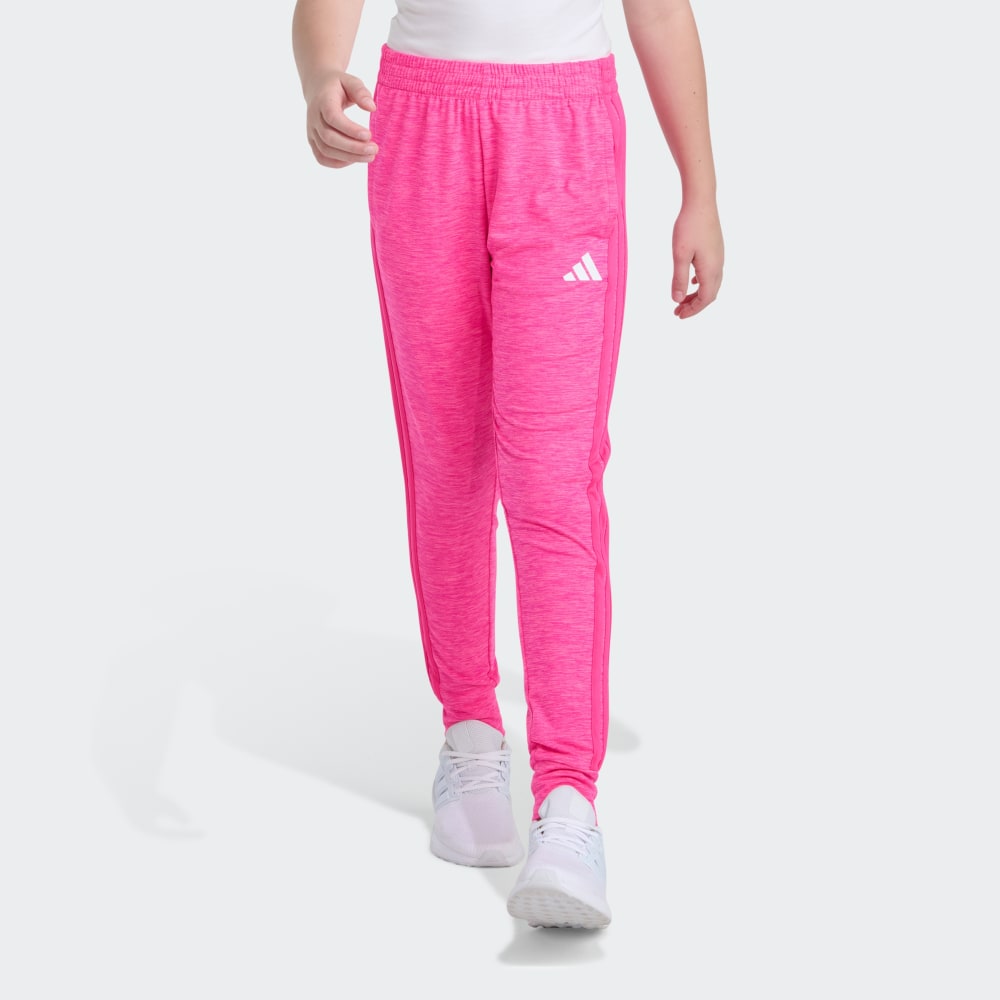 

Спортивный костюм Adidas Elastic Waistband 3-Stripe Mélange Jogger, цвет Shock Pink Mel