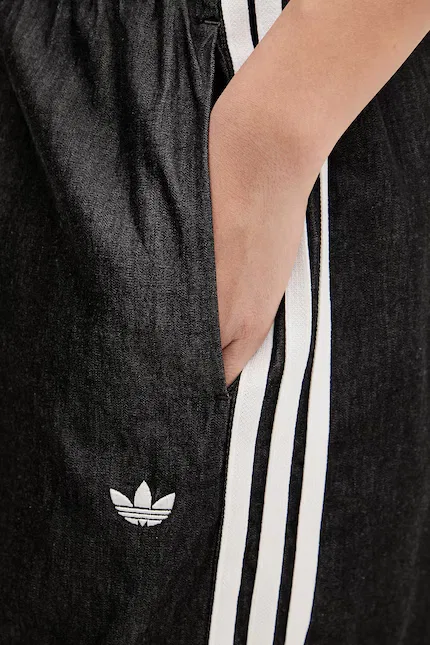 Штаны прямого кроя из хлопка Adidas Originals, серые — фото 4