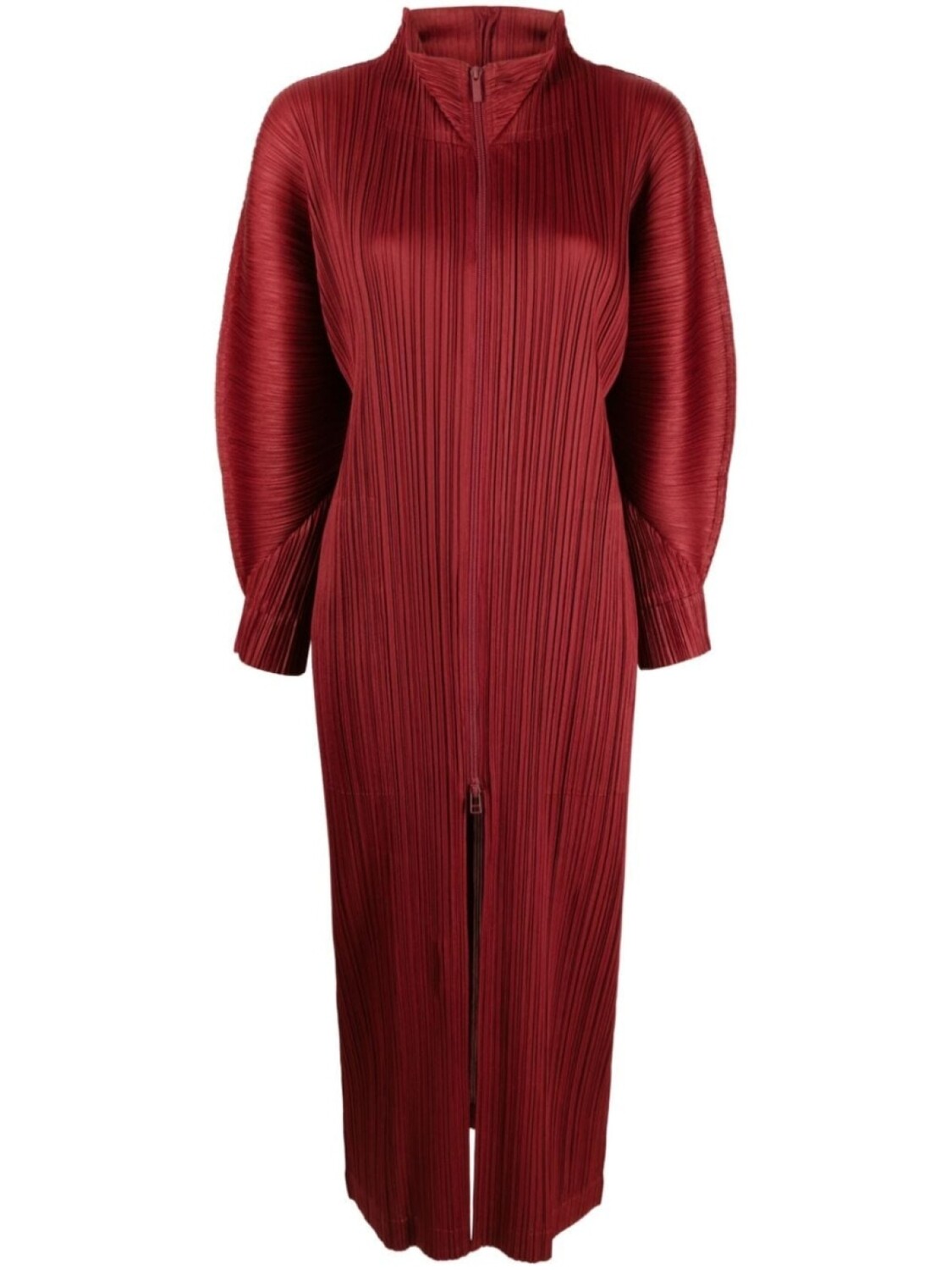 

Pleats Please Issey Miyake плиссированное платье миди November, красный