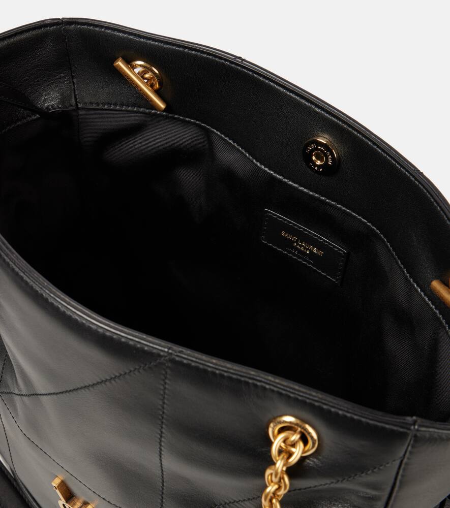 Сумка-тоут Jamie Shopping из натуральной кожи Saint Laurent, Noir — фото 3