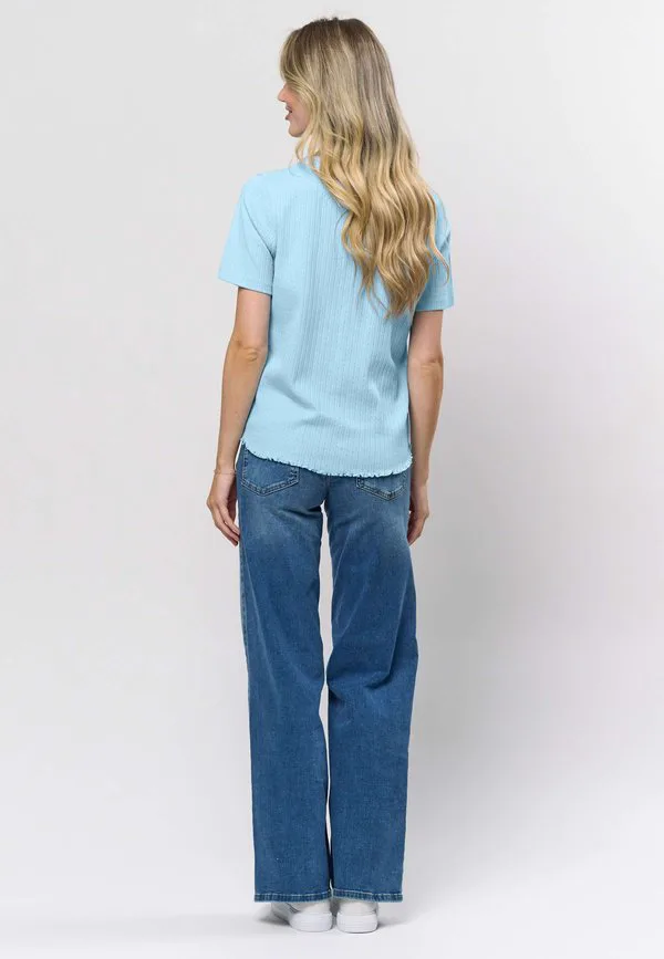 Uwmaja базовая футболка U.S. Polo Assn., Cerulean — фото 4