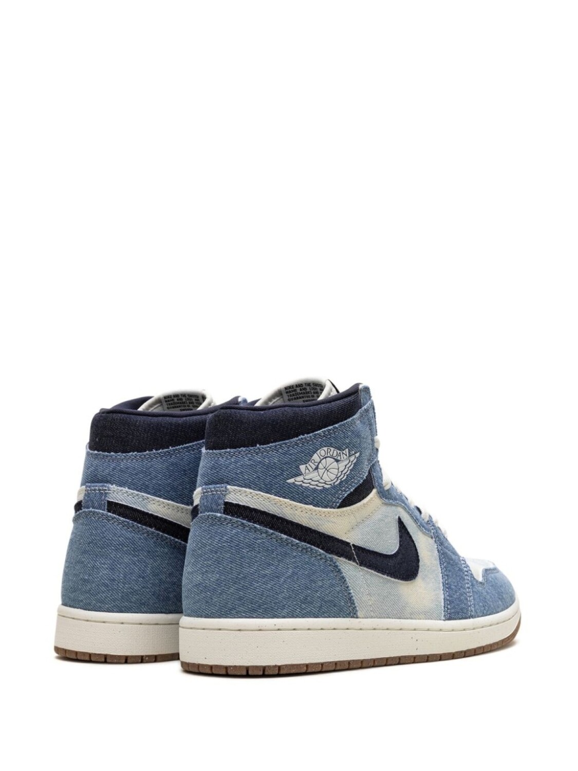 Jordan кроссовки Air 1 Retro High OG "Деним", синий — фото 3