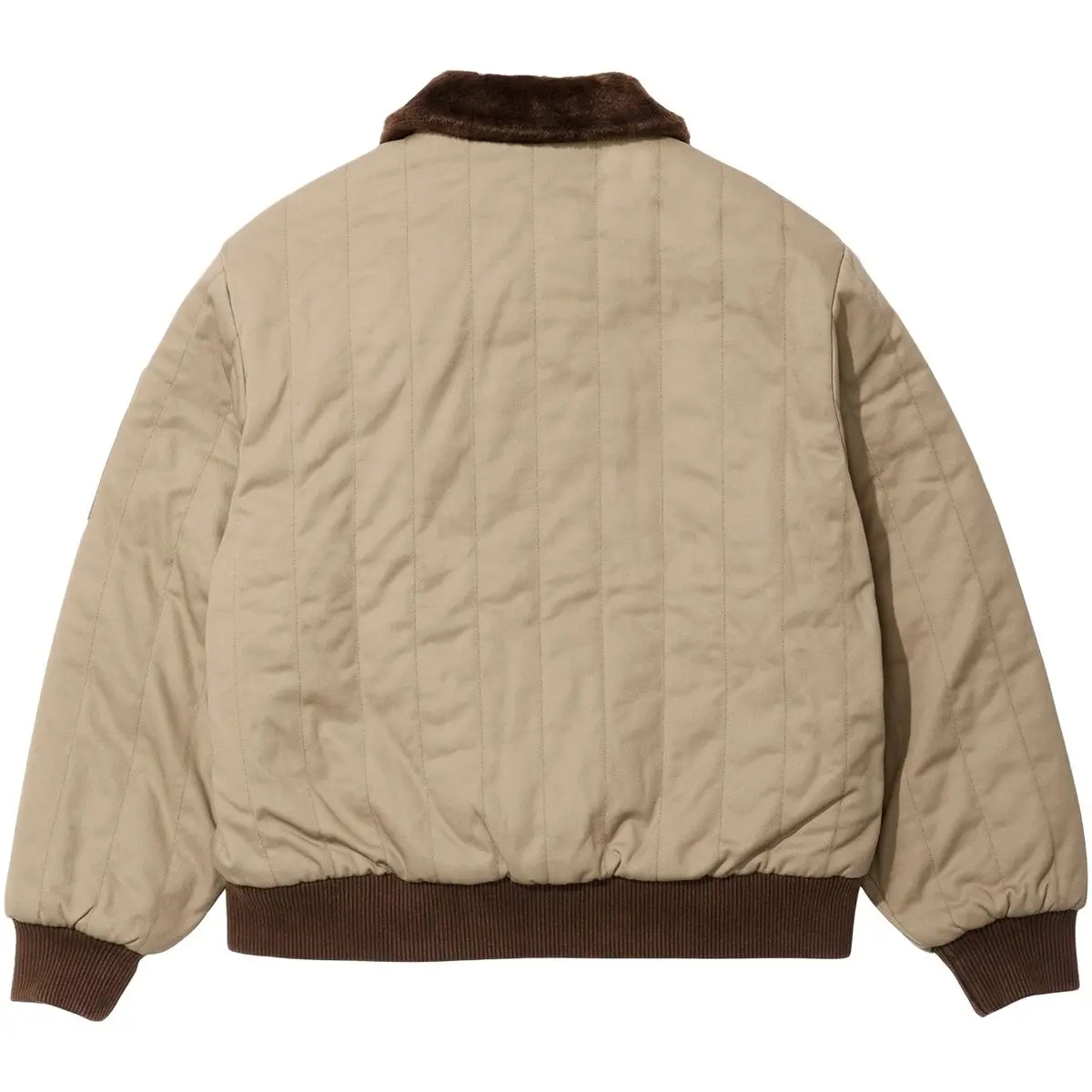 Куртка Dickies FW25 WEEK4 Reversible Quilted Faux Fur Work Supreme, черный — фото 4