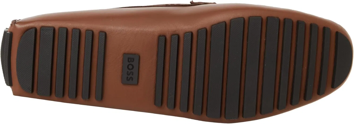 Мокасины мужские BOSS, Medium Brown — фото 2