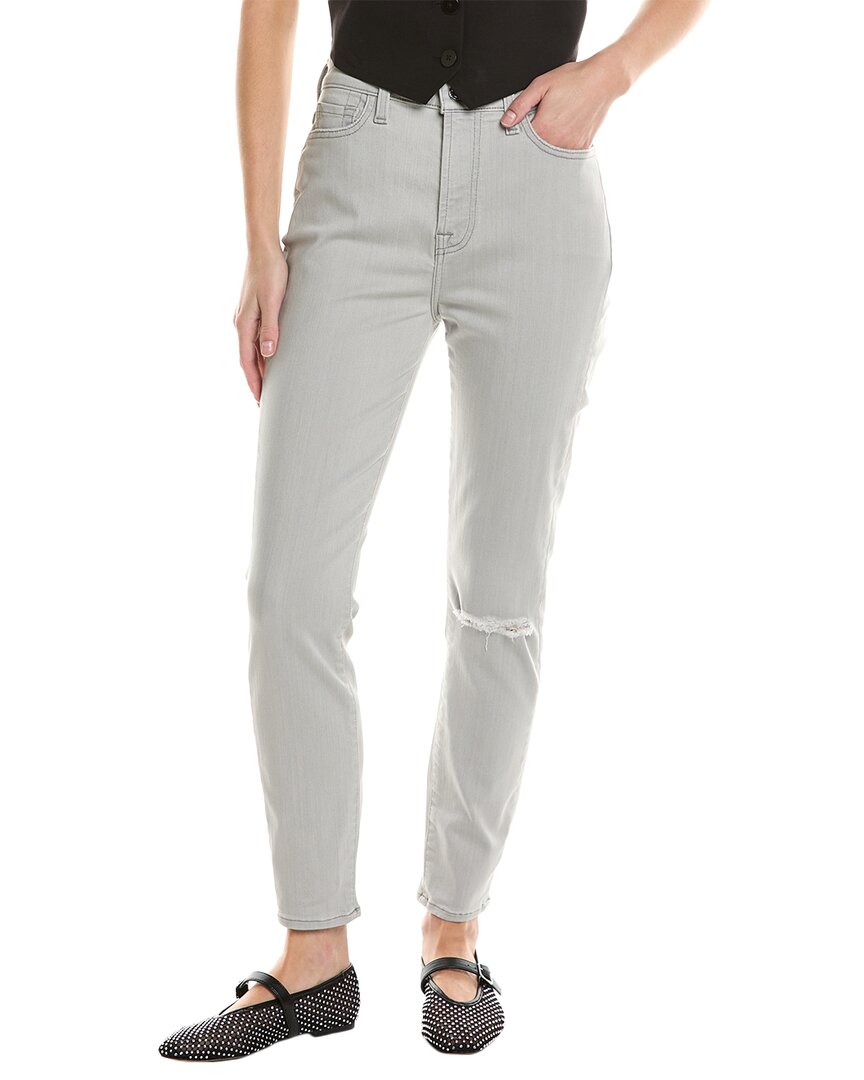 

7 For All Mankind щиколотка Gwenevere Cool Grey узкие джинсы