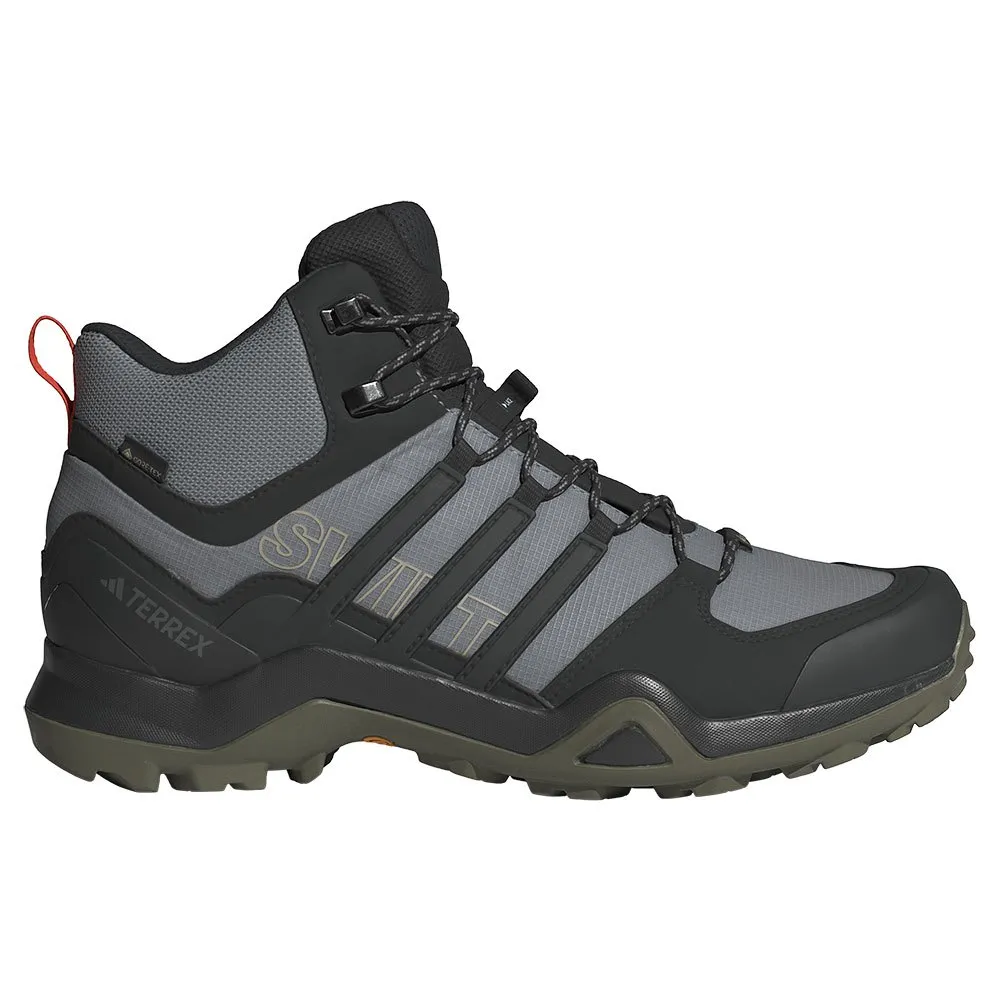 

Походная обувь adidas Terrex Swift R2 Mid Goretex, серый/черный