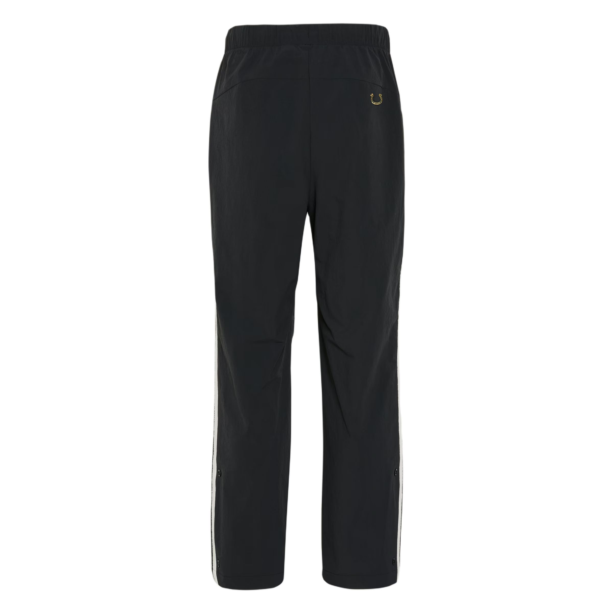 FW25 WOVEN TRACKSUIT BOTTOMS Мужские повседневные брюки Adidas, черный/белый — фото 3