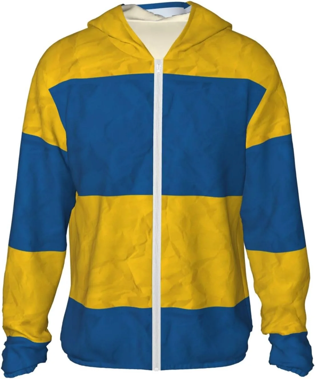 

Мужская легкая толстовка с защитой от солнца, UPF 50+, с длинными рукавами и молнией Supdreamc