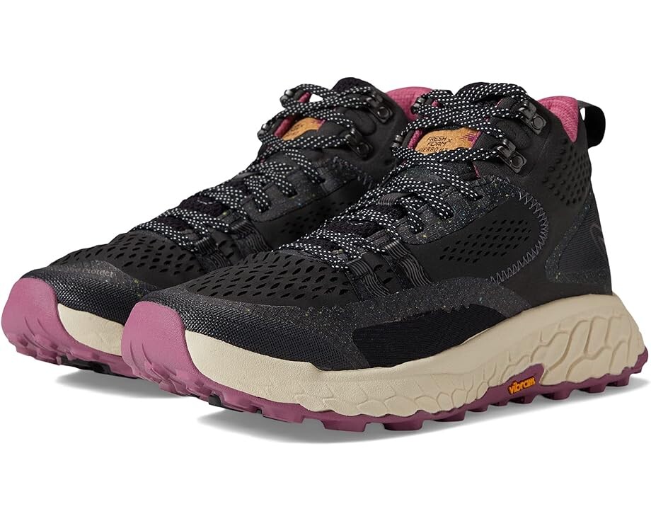 

Кроссовки New Balance Fresh Foam X Hierro Mid, цвет Black/Raisin