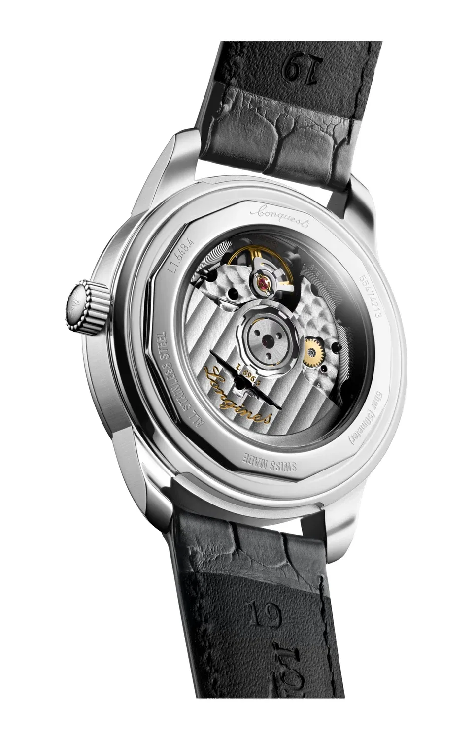CONQUEST HERITAGE ЦЕНТРАЛЬНЫЙ ИНДИКАТОР РЕЗЕРВА ХОДА - L1.648.4.62.2 LONGINES, золотой — фото 2