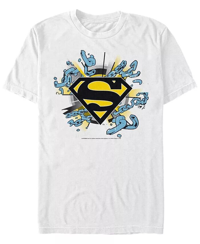 

Мужская футболка с коротким рукавом и логотипом DC Superman Break The Chains Fifth Sun