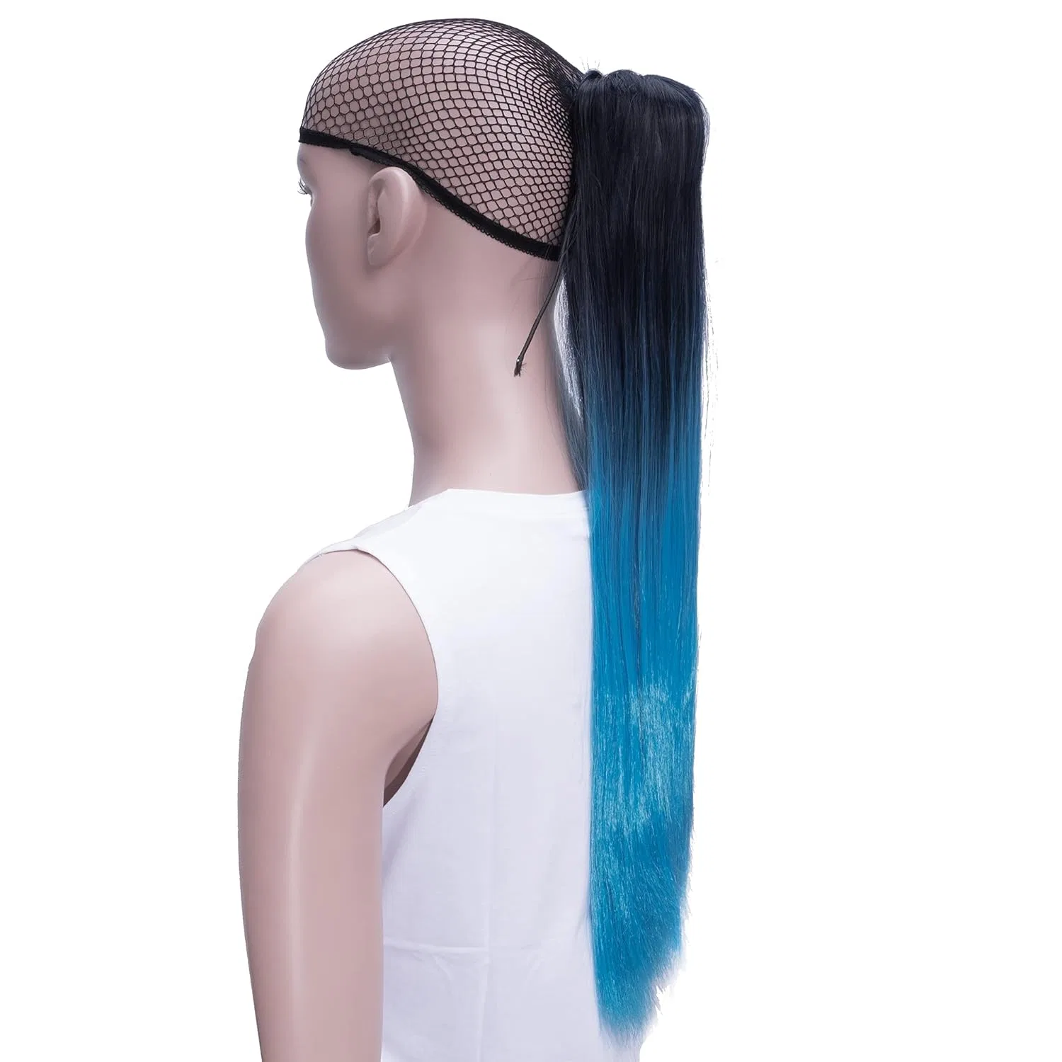 Шиньон-хвост на крабе Ombre Sky Blue от IMISSU Imissu, Ombre Sky Blue — фото 3