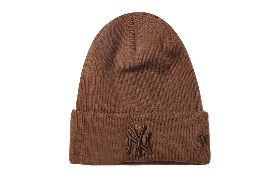 

New Era Акриловая вязаная шапка унисекс коричневая, Brown