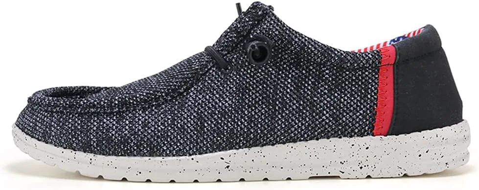 

Мужская повседневная обувь Мужские тканевые лоферы Abborora, черный