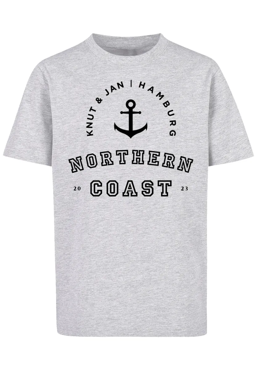 

Футболка F4NT4STIC "Northern Coast Knut & Jan Hamburg", принт, серый