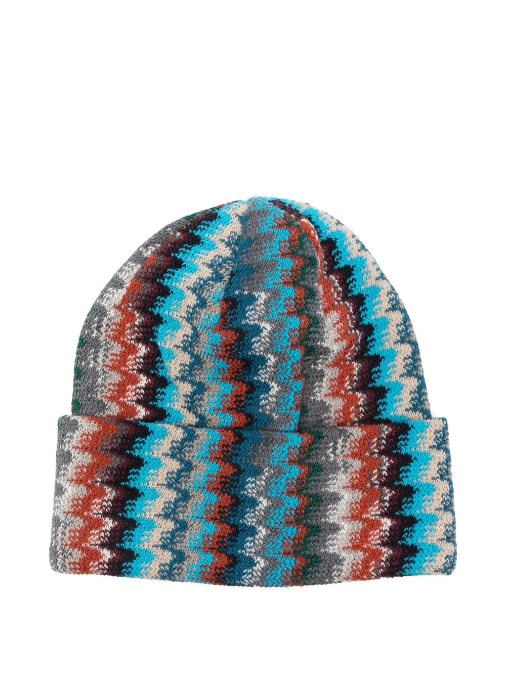 

Шапка-бини с зигзагообразным узором Missoni, синий