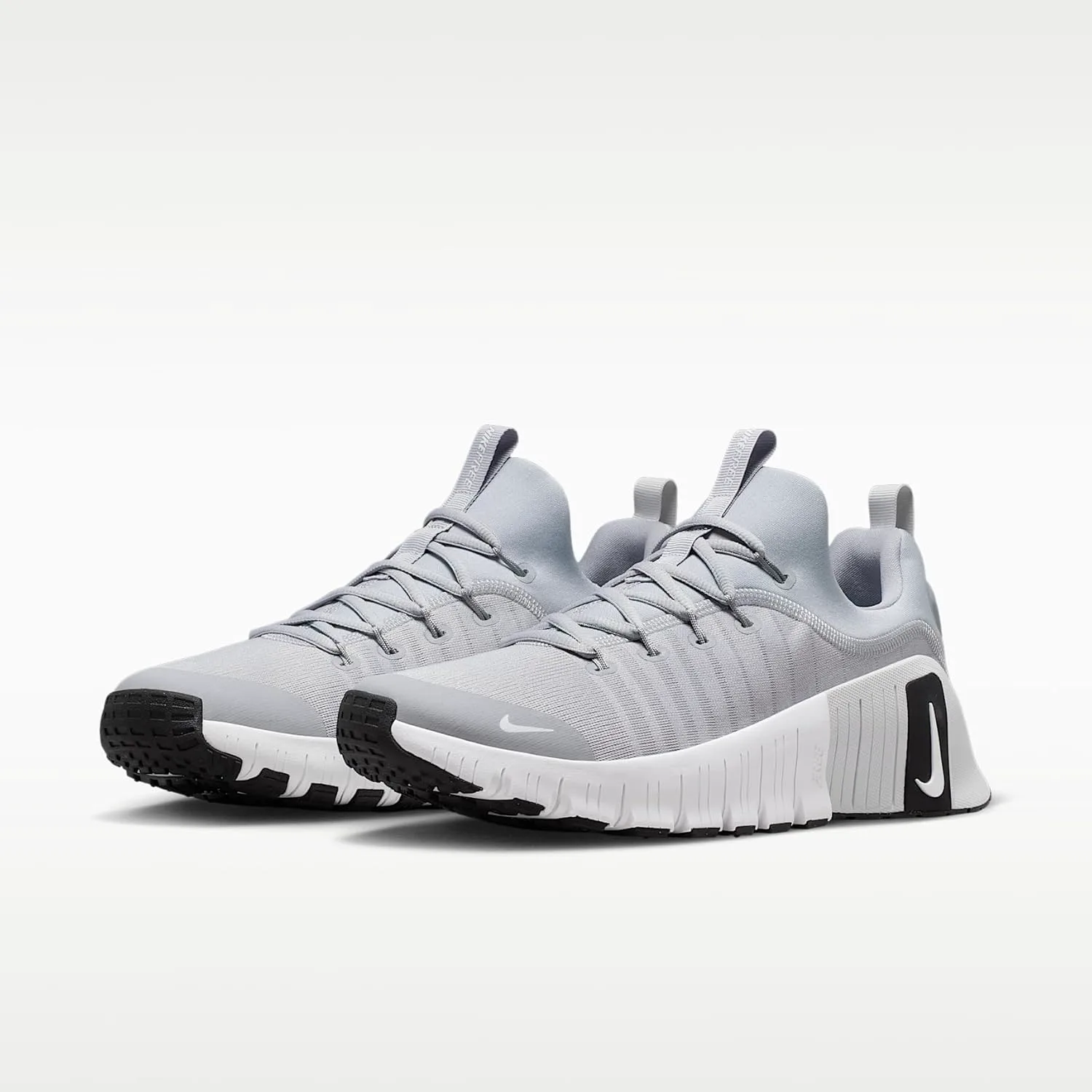 Мужские кроссовки Nike Free Metcon 6, серый/белый/черный — фото 4