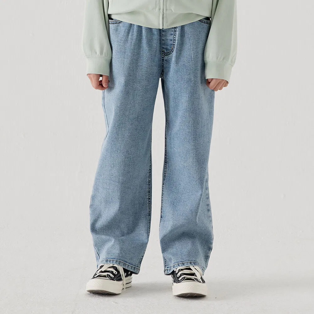 Детские джинсы прямого кроя Straight Fit индиго от Covernat Kids