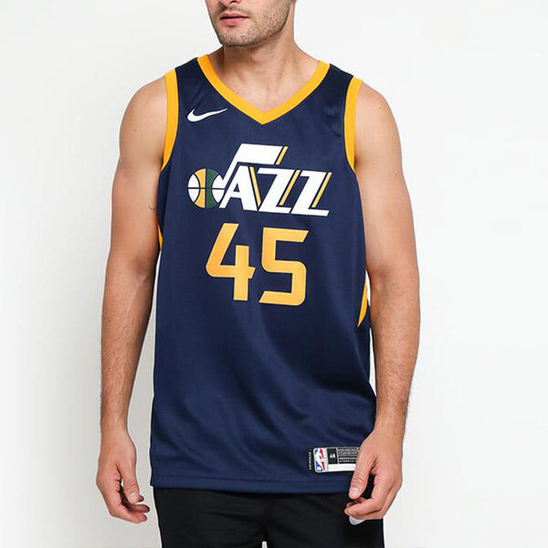 Спортивная футболка nba mitchell utah jazz team limited sw jersey navy blue Nike, синий — фото 3