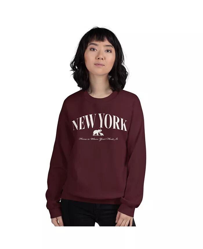 

Толстовка унисекс для юниоров New York Ivory Ella, красный