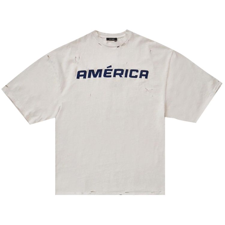 

Футболка Willy Chavarria America Northsider Tee 'White', белый