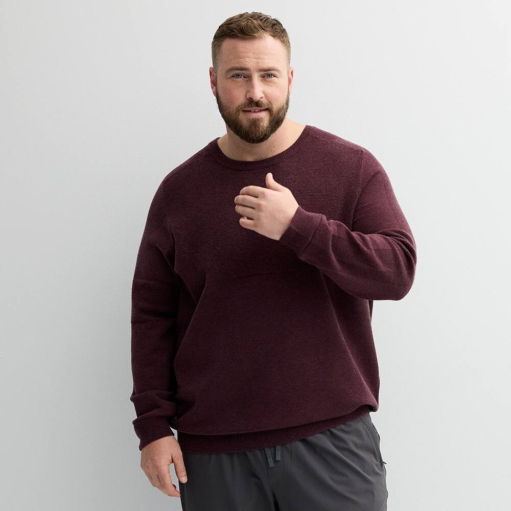 

Свитер с круглым вырезом Big & Tall FLX Commuter, цвет Burgundy