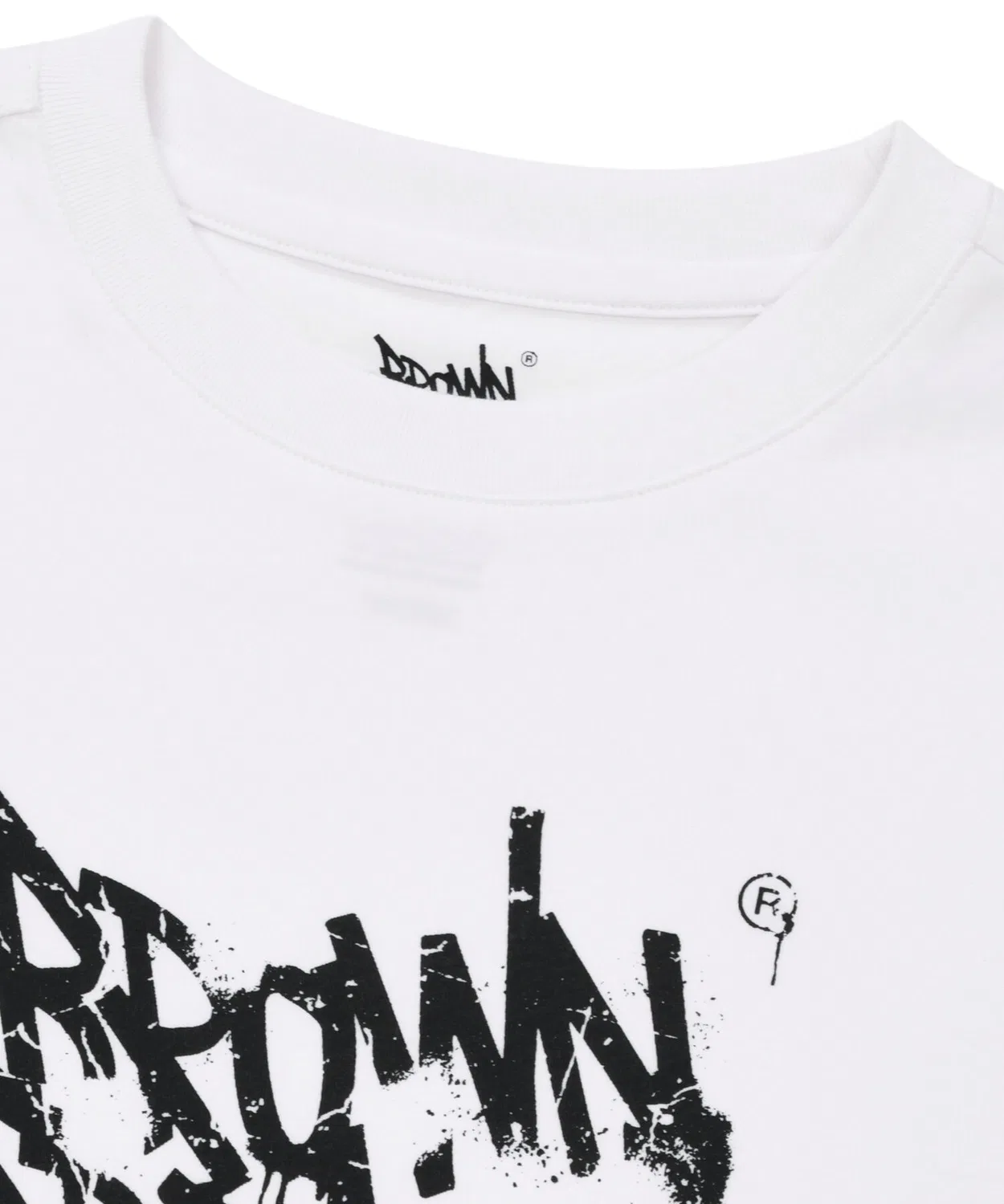 Детская футболка с коротким рукавом Basic Tag Point быстросохнущая белая от Brownbreath Kids — фото 3
