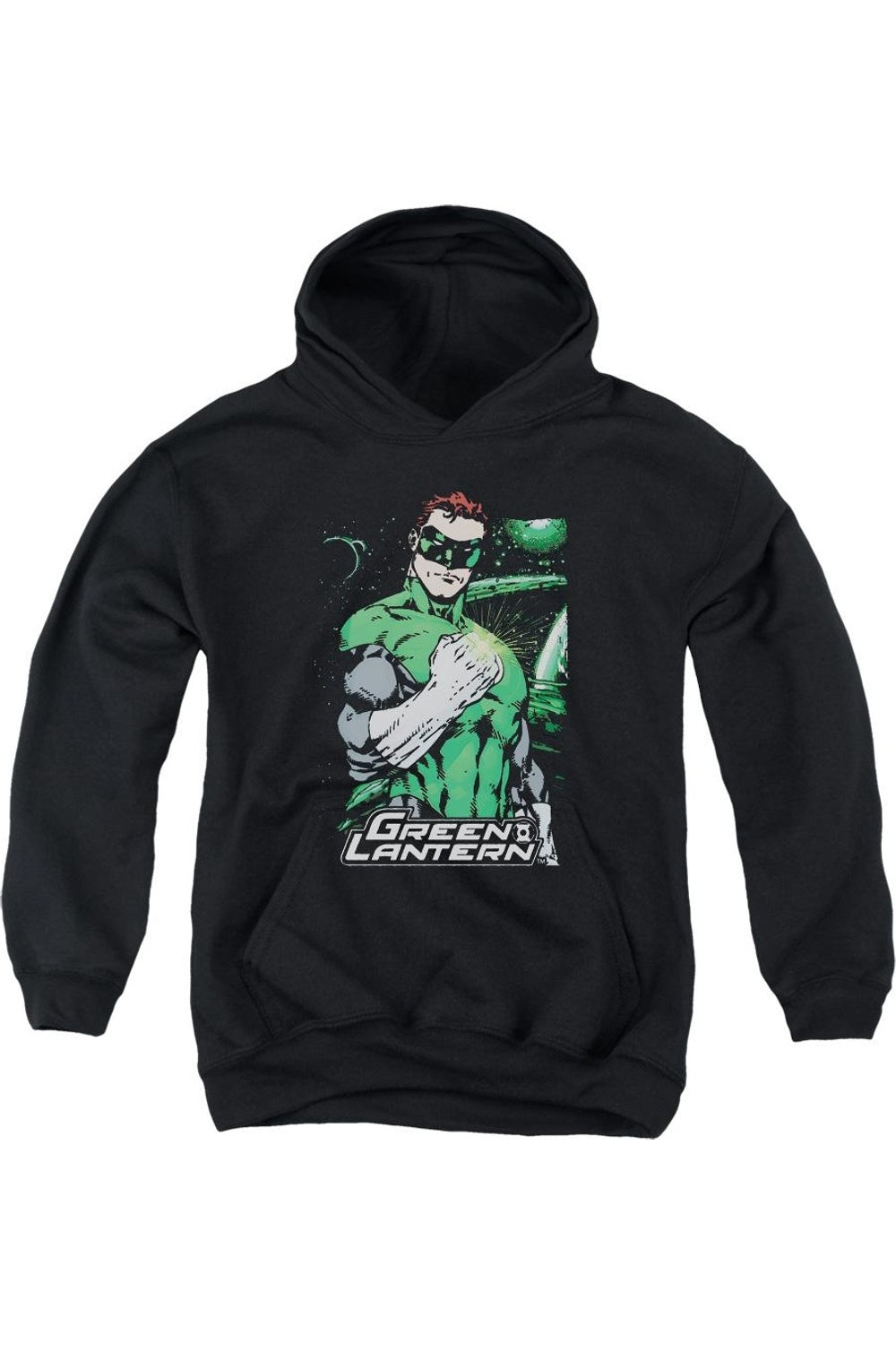 

Толстовка с капюшоном Fist Flare Youth из Justice League of America Gildan, черный
