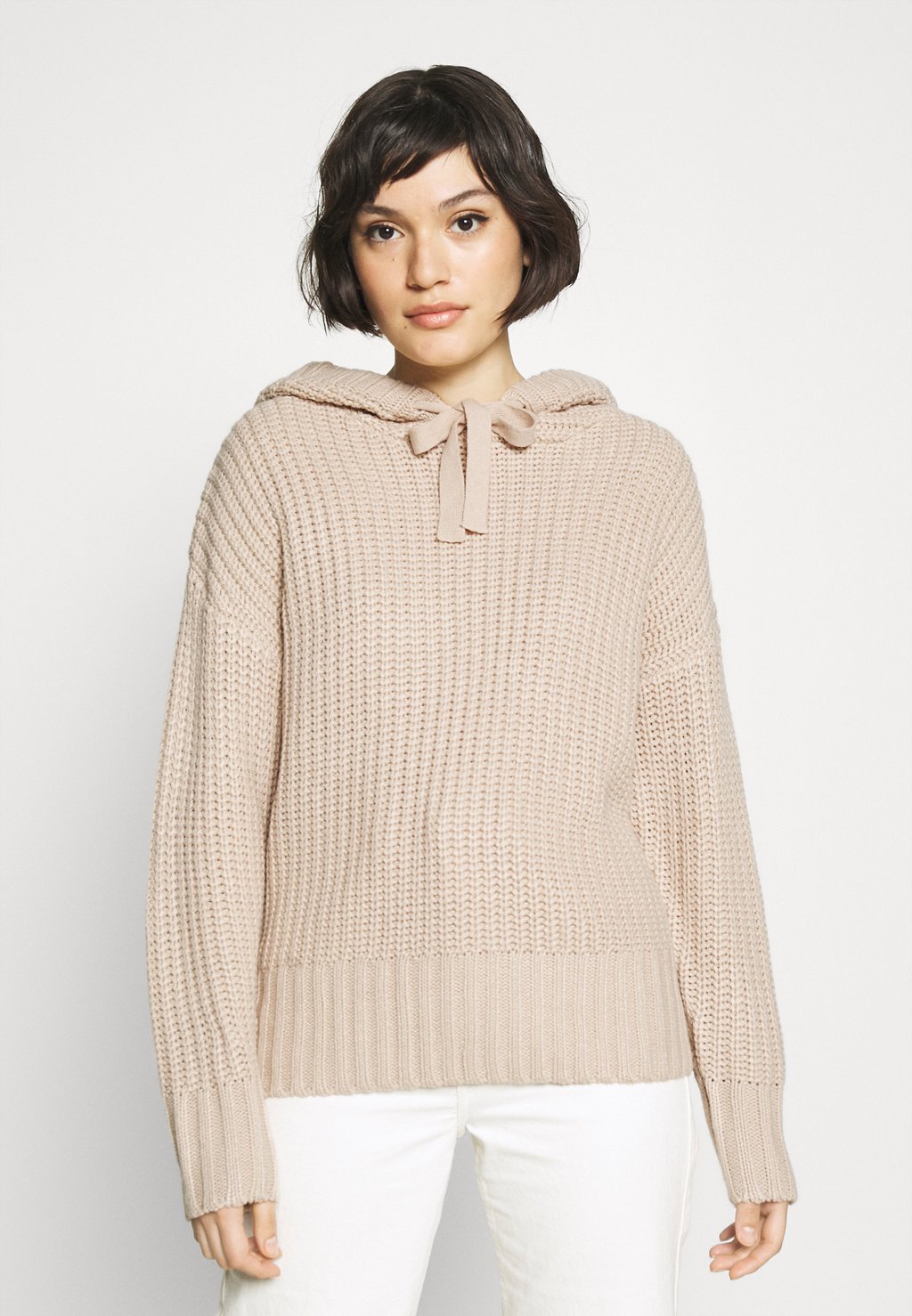 

Джемпер HOODIE LASCANA, бежевый