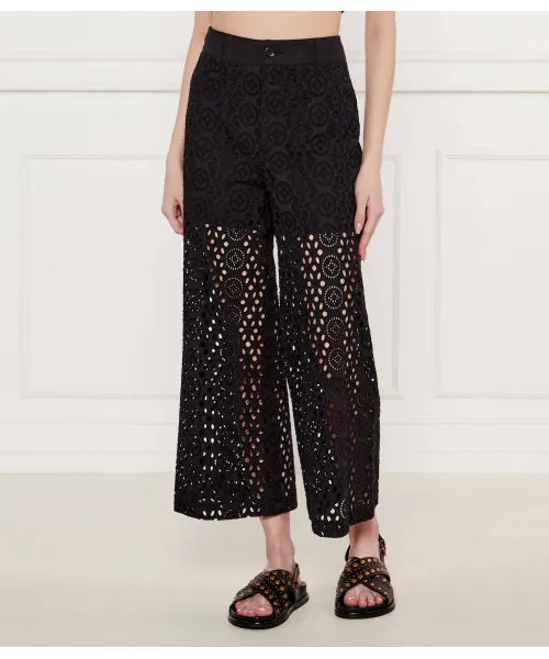 

Брюки сангал Flare fit Liu Jo, черный