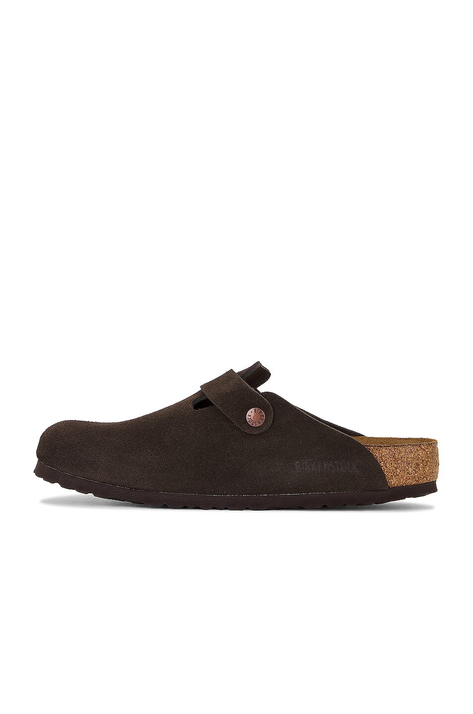 Шлепанцы мужские Boston Suede Birkenstock, цвет Mocha — фото 4