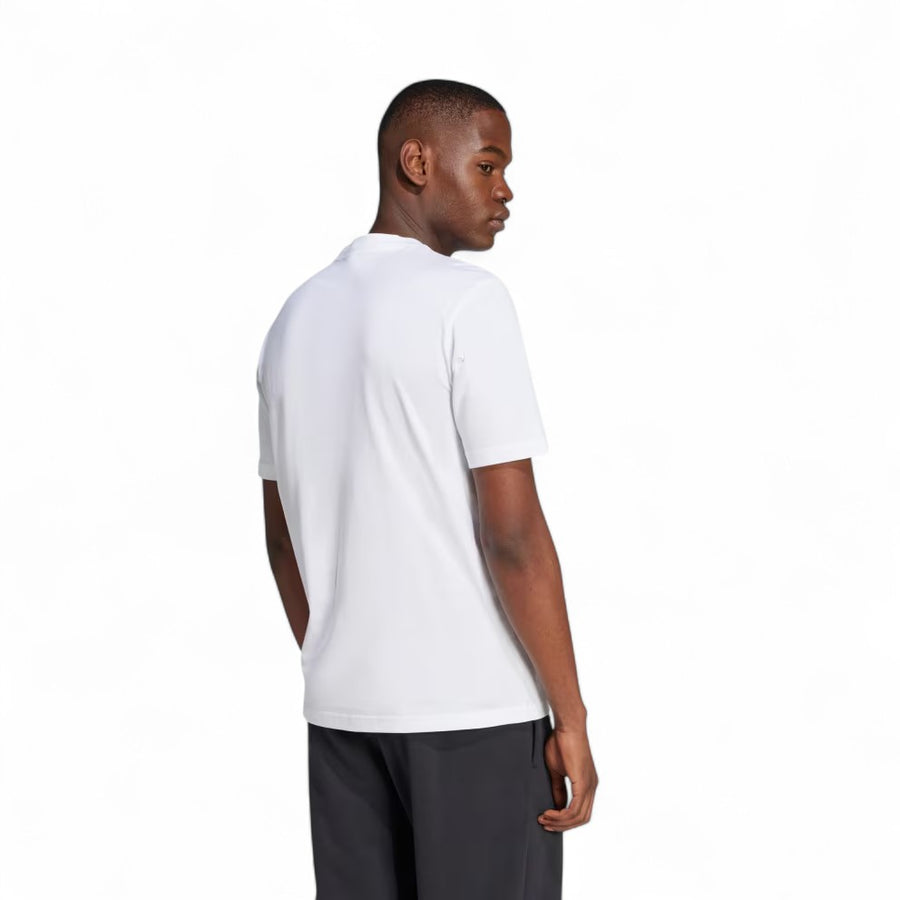 Футболка adidas Essentials Big Logo T-Shirt 'Black White', черный — фото 2