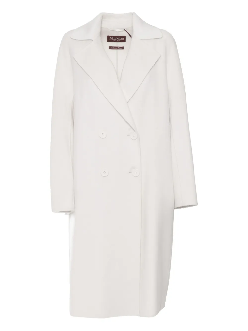 

Двубортное пальто MAX MARA, белый