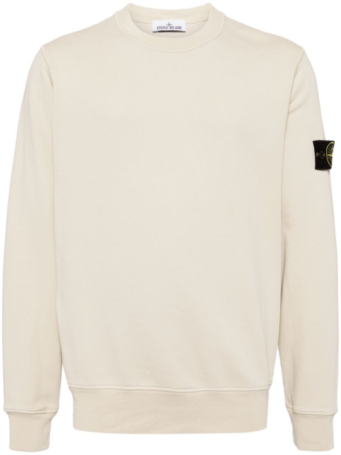 

Stone Island толстовка с логотипом Compass, коричневый