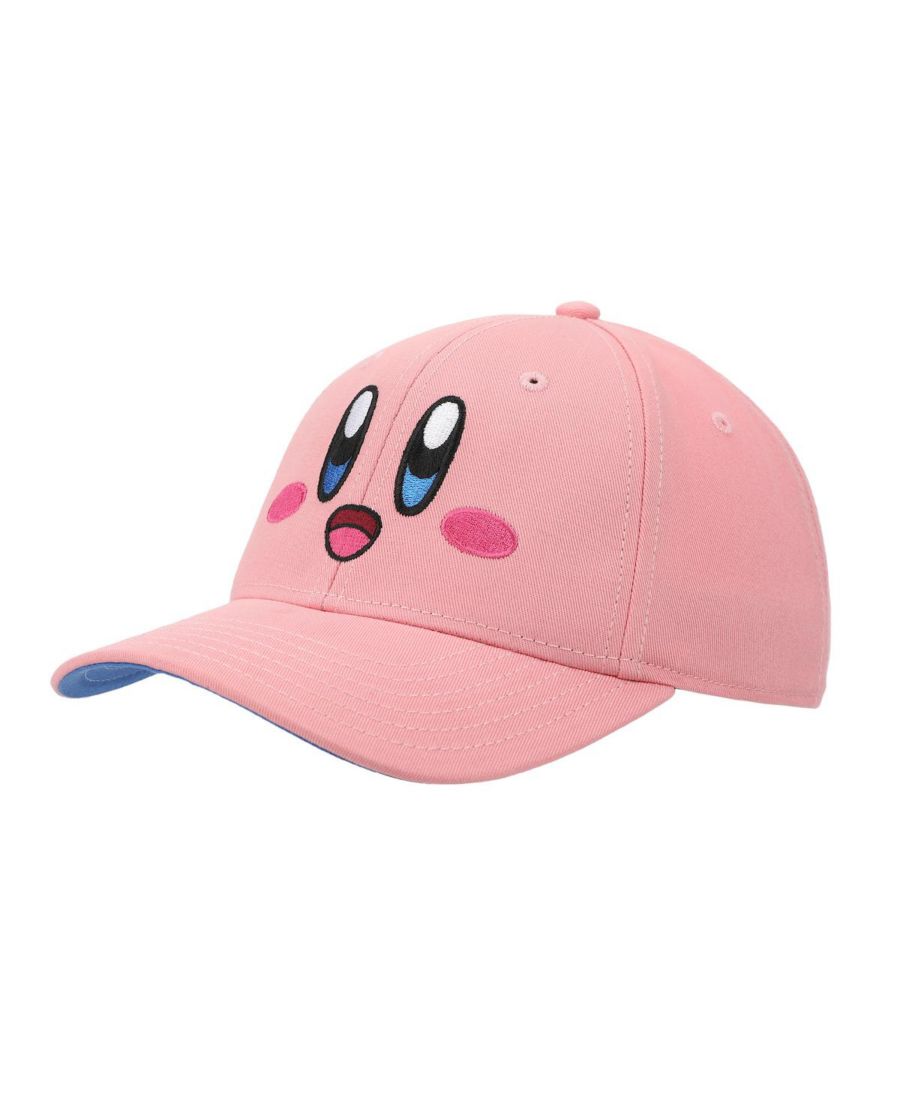 

Детская розовая регулируемая кепка Kirby Face для мальчиков Kirby's Dream Land, Kirby big face