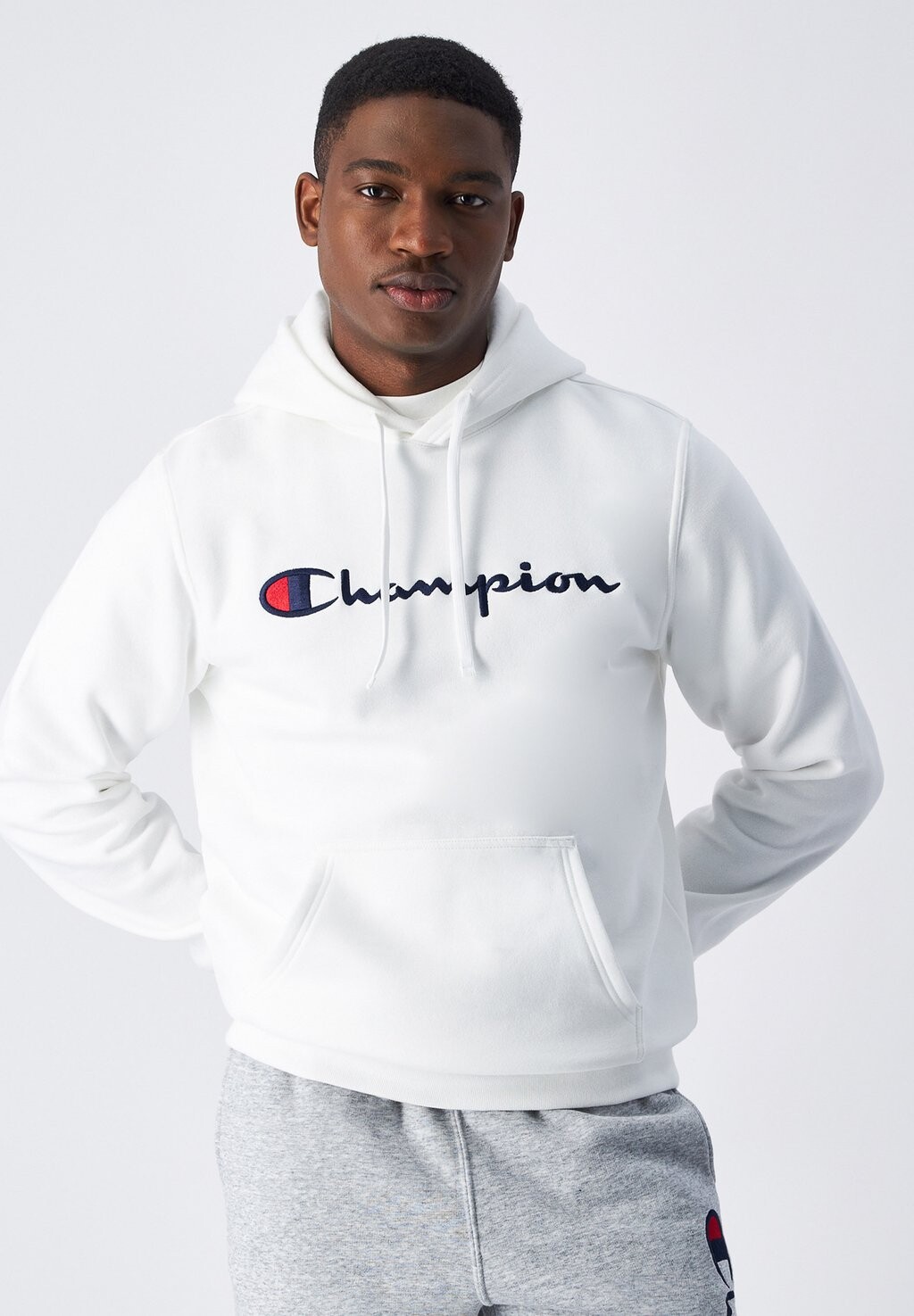 

Толстовка с капюшоном ICONS CONTRAST LOGO LARGE Champion, белый