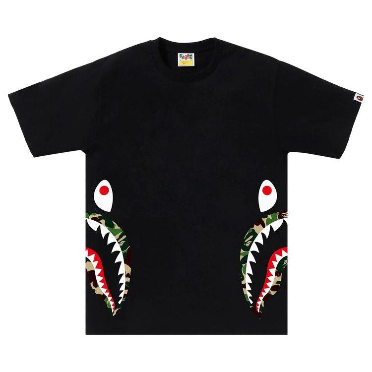 

Футболка BAPE ABC Camo Side Shark Tee, Black/Green