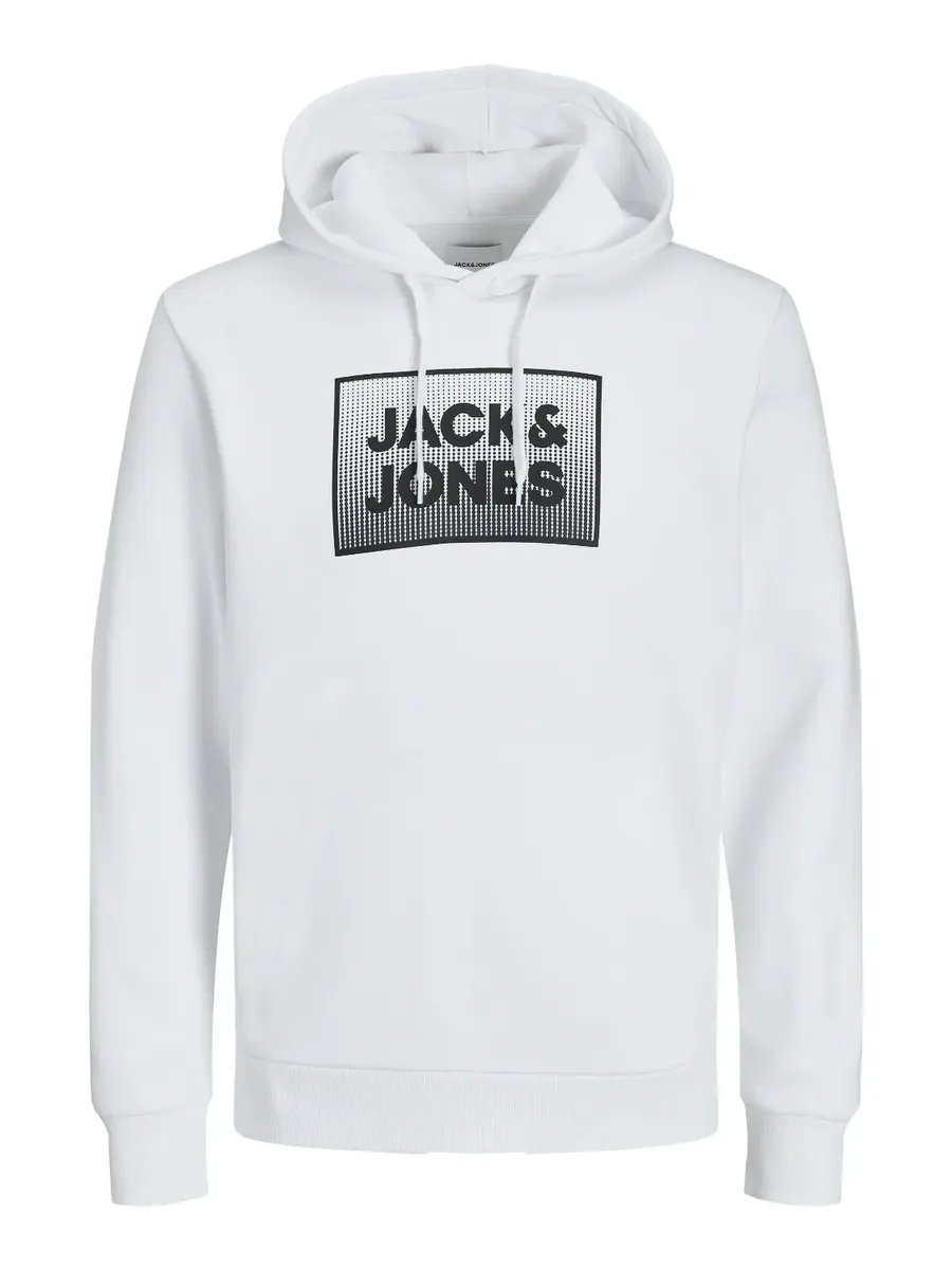 

Толстовка Jack & Jones с капюшоном "JJSTEEL SWEAT HOOD", белый
