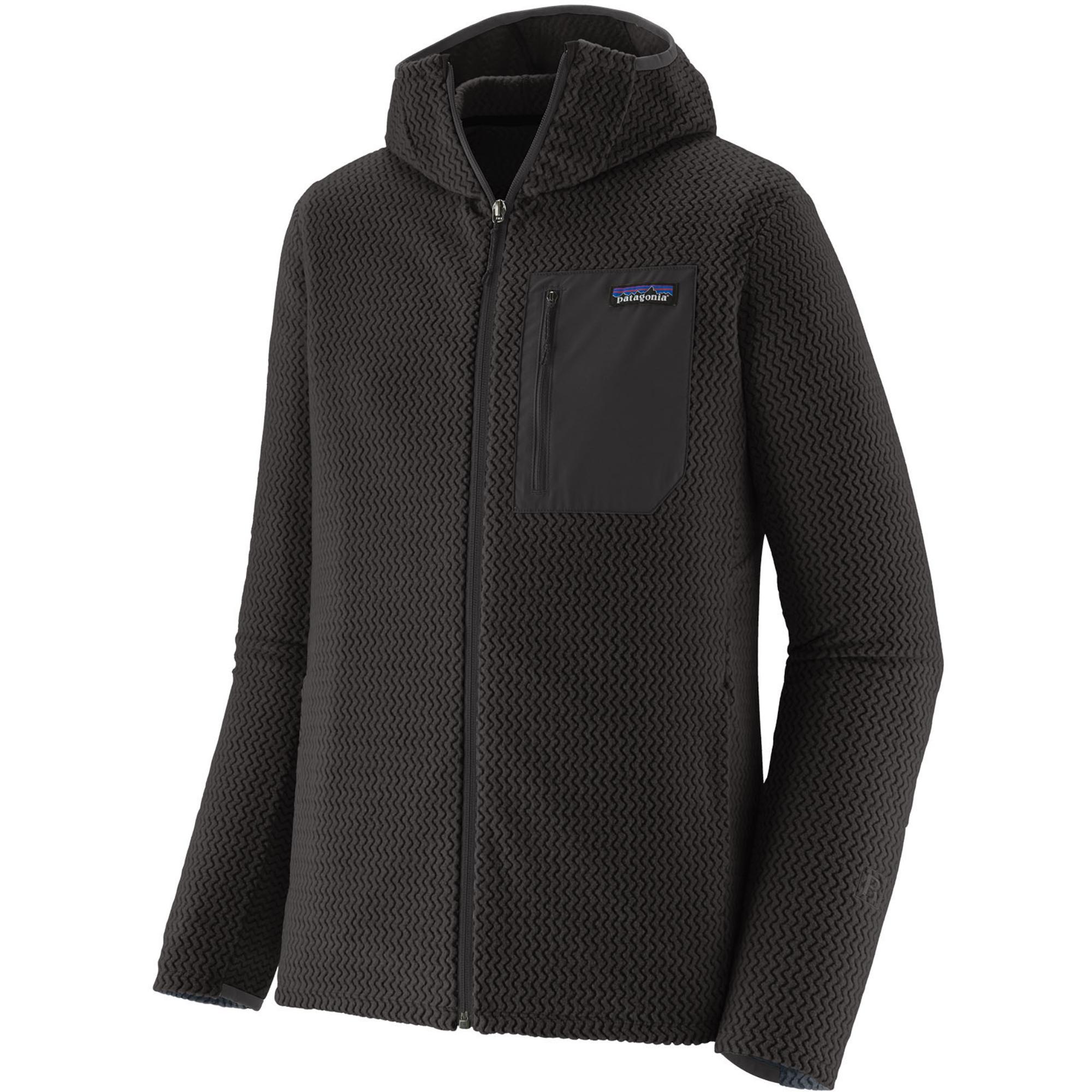 Мужская толстовка на молнии R1 Air Fleece Patagonia, Black — фото 4